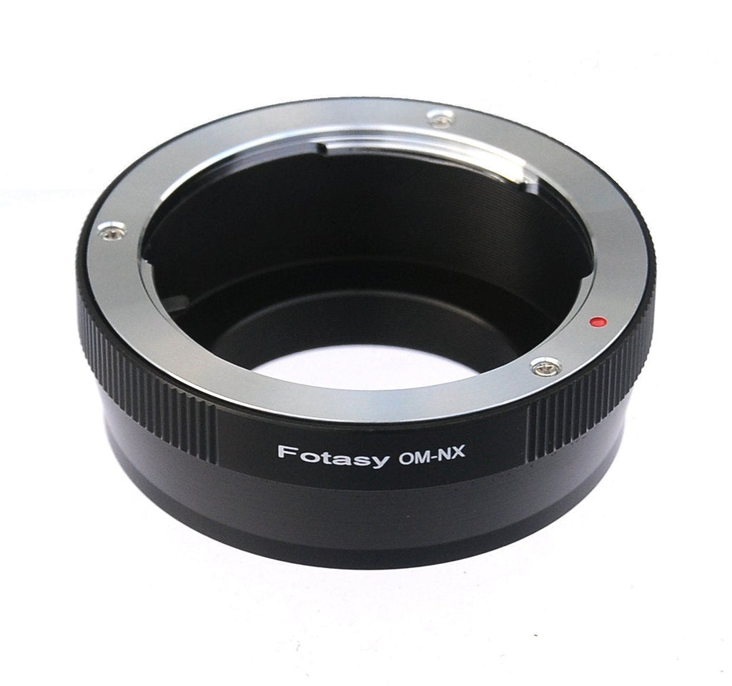 Fotasy OM Lens to Samsung NX Adapter, Olympus OM Lens to NX Mount Adapter Compatible with Samsung NX1 NX3300 NX3000 NX2000 NX1000 NX1100 NX500 NX300M NX300 NX210 NX200 NX30 NX20 NX11