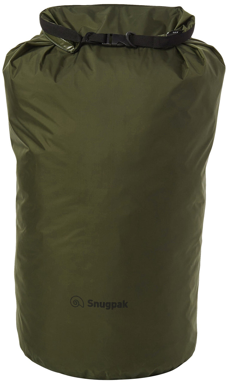 Snugpak Dri-Sak, Waterproof Storage Bag with Roll and Clip Seal, Medium, Olive