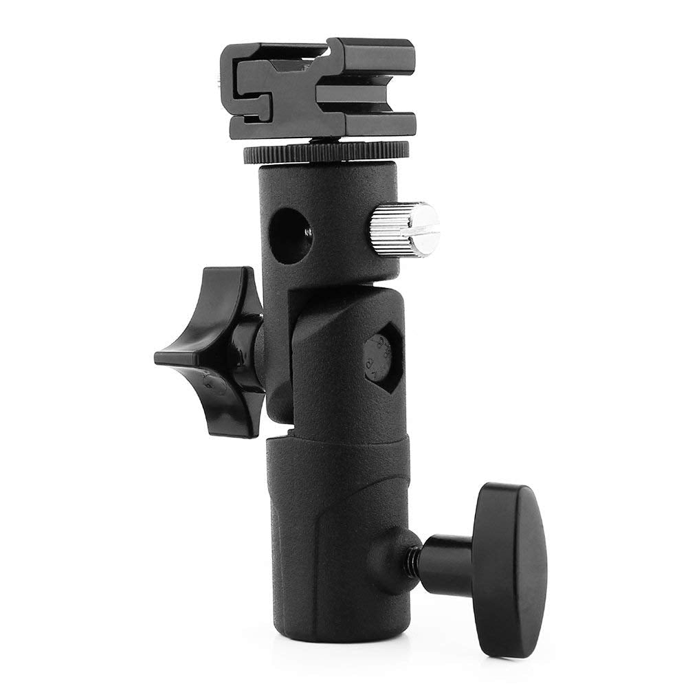 DTOL Flash Bracket Swivel Umbrella Holder Studio Tilting Bracket for Nikon Canon E430 E580 SB600 SB800 SB900 Bracket B