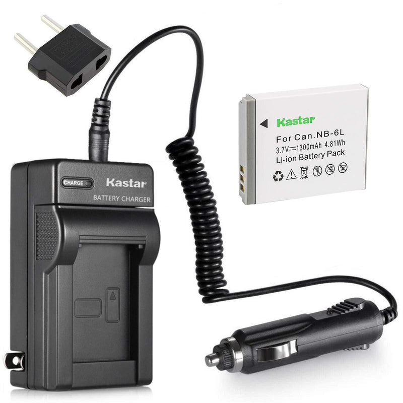 Kastar Battery+Charger for Canon PowerShot D10 S90 SD1200 IS SD1300 IS SD3500 IS SD770 IS SD980 IS