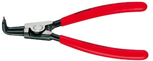 KNIPEX Tools - Circlip Pliers, External, 90 Degree Angled, Forged Tip, 25/64"-1" Shaft Dia. (4621A11)