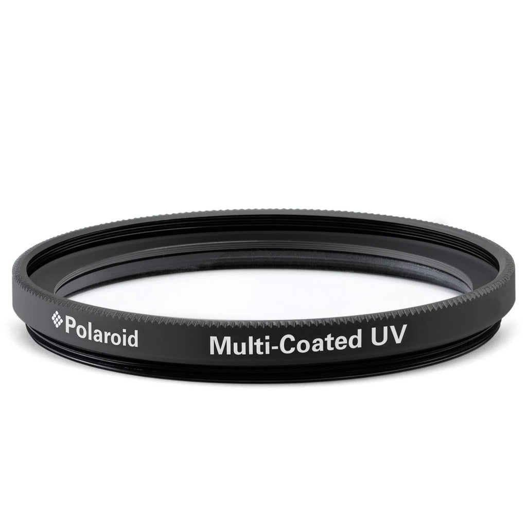 Polaroid Optics 58mm UV Filter | Protective Ultraviolet Filter Absorbs Haze, Improves Images & Shields Lens from Atmospheric Damage | Slim Multi-Coated Glass, Model: PLFILUV58 58 mm