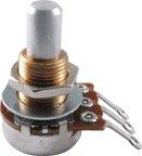 Bourns Mini Guitar Potentiometer, 250K Audio, Solid Shaft