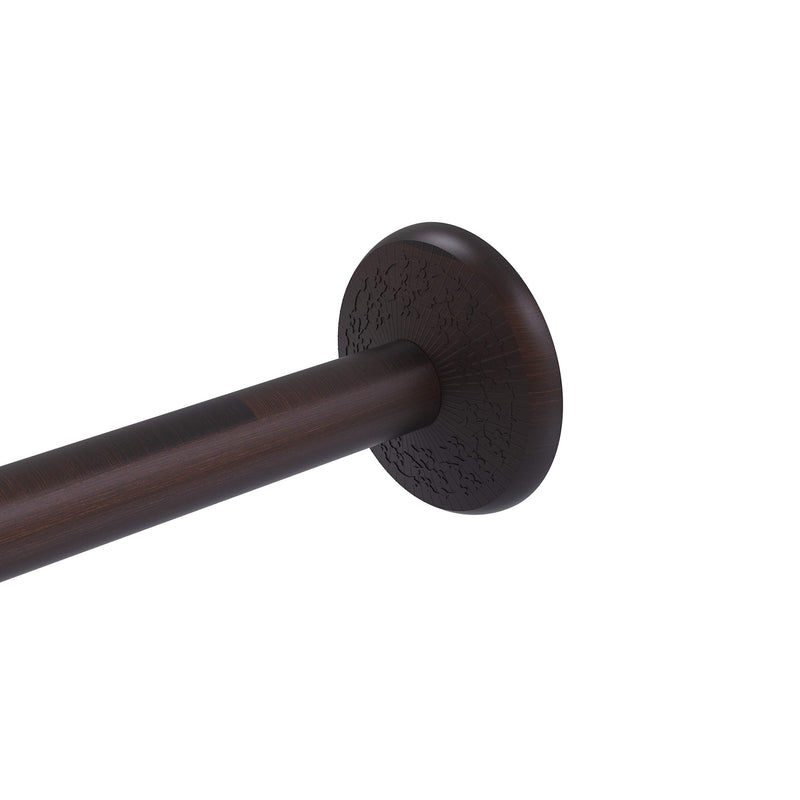 Allied Brass MC-98 Monte Carlo Collection Curtain Shower Rod Bracket, Venetian Bronze