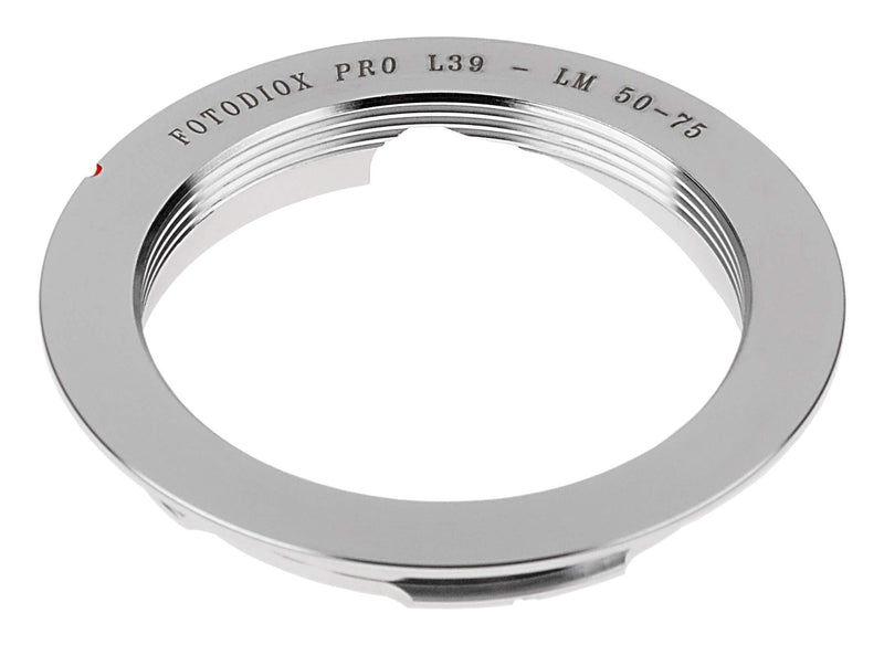 Fotodiox Pro Lens Mount Adapter, Leica M39 Lens to Leica M Adapter with Coding for Leica M8 and Leica Digital M9 (50-75mm Frame)