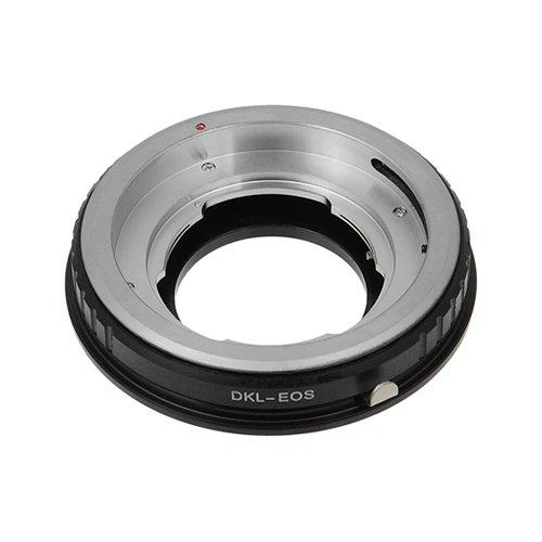 Fotodiox Lens Mount Adapter, Voigtlander Bessamatic Retina DKL lens to Canon EOS Camera, fits Canon EOS 1D, 1DS, Mark II, III, IV, 1DC, 1DX, D30, D60, 10D, 20D, 20DA, 30D, 40D, 50D, 60D, 60DA, 5D, Mark II, Mark III, 7D, Rebel XT, XTi, XSi, T1, T1i, T2i...