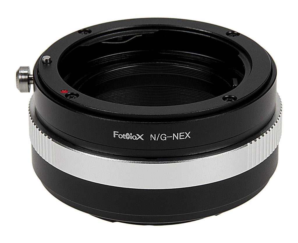 Fotodiox Lens Mount Adapter - Nikon Nikkor F Mount G-Type D/SLR Lens to Sony Alpha E-Mount Mirrorless Camera Body Nikon F G-Type Standard