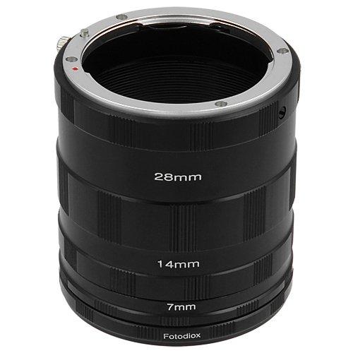 Fotodiox Macro Extension Tube Set Compatible with Nikon F Mount Cameras for Extreme Close-up Photography Macro Tube Set