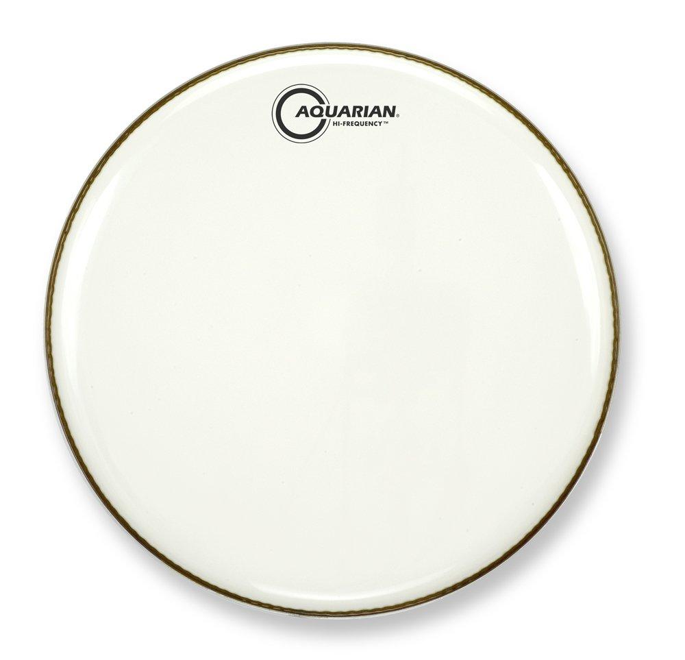 Aquarian Drumheads HF10WH Hi-Frequency 10-inch Tom Tom Drum Head, gloss white