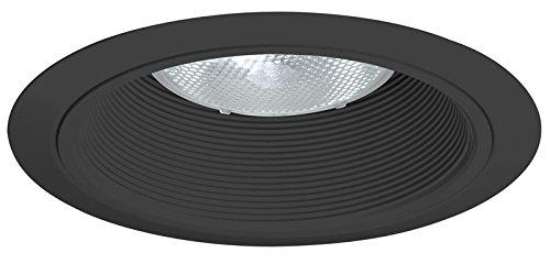 Juno Lighting 24 BBL LED Tapered Downlight Baffle, 6 Inch, Black with Black Trim