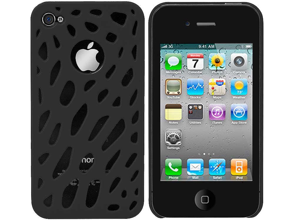 Cellet Mesh Design 2 for Apple iPhone 4 & 4S - Black