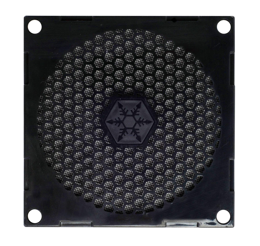 SilverStone Technology - SST-FF81 SST-FF81B 80mm Ultra Fine Fan Filter with Magnet Cooling black FF81B