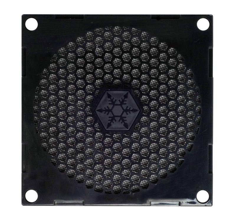 SilverStone Technology - SST-FF81 SST-FF81B 80mm Ultra Fine Fan Filter with Magnet Cooling black FF81B