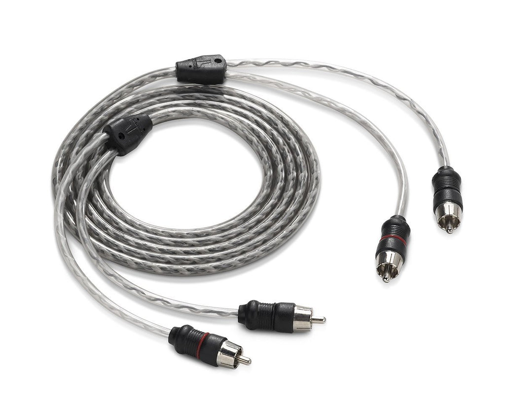 JL Audio XD-CLRAIC2-12 2-Channel Twisted-Pair Audio Interconnect Cable with Molded Connectors, 12-Feet Standard Packaging