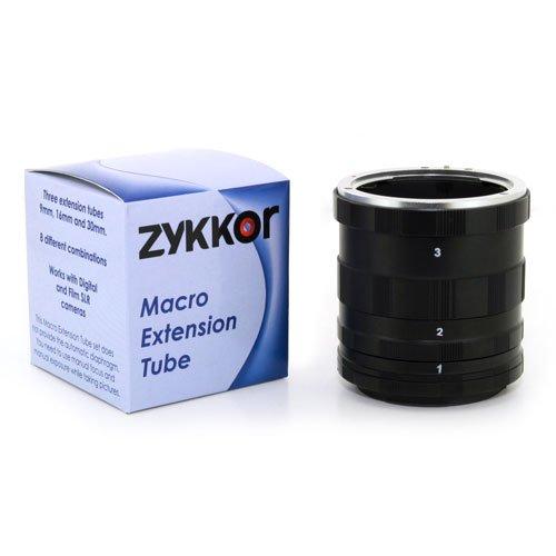 Zykkor Macro Extension Tube Set for Sony Alpha / Minolta AF SLR Film and Digital Cameras