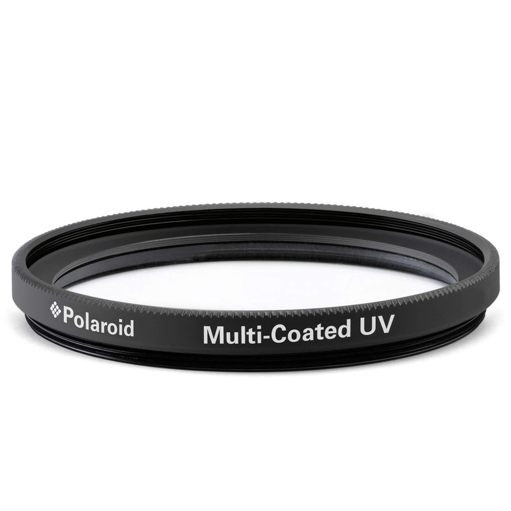 Polaroid Optics 72mm UV Filter | Protective Ultraviolet Filter Absorbs Haze, Improves Images & Shields Lens from Atmospheric Damage | Slim Multi-Coated Glass (PLFILUV72)