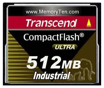 Transcend 512MB CF Industrial 100X Compact Flash Card (UDMA4 Mode) - Transcend 512MB CF Industrial 100X Compact Flash Card (UDMA4 Mode)