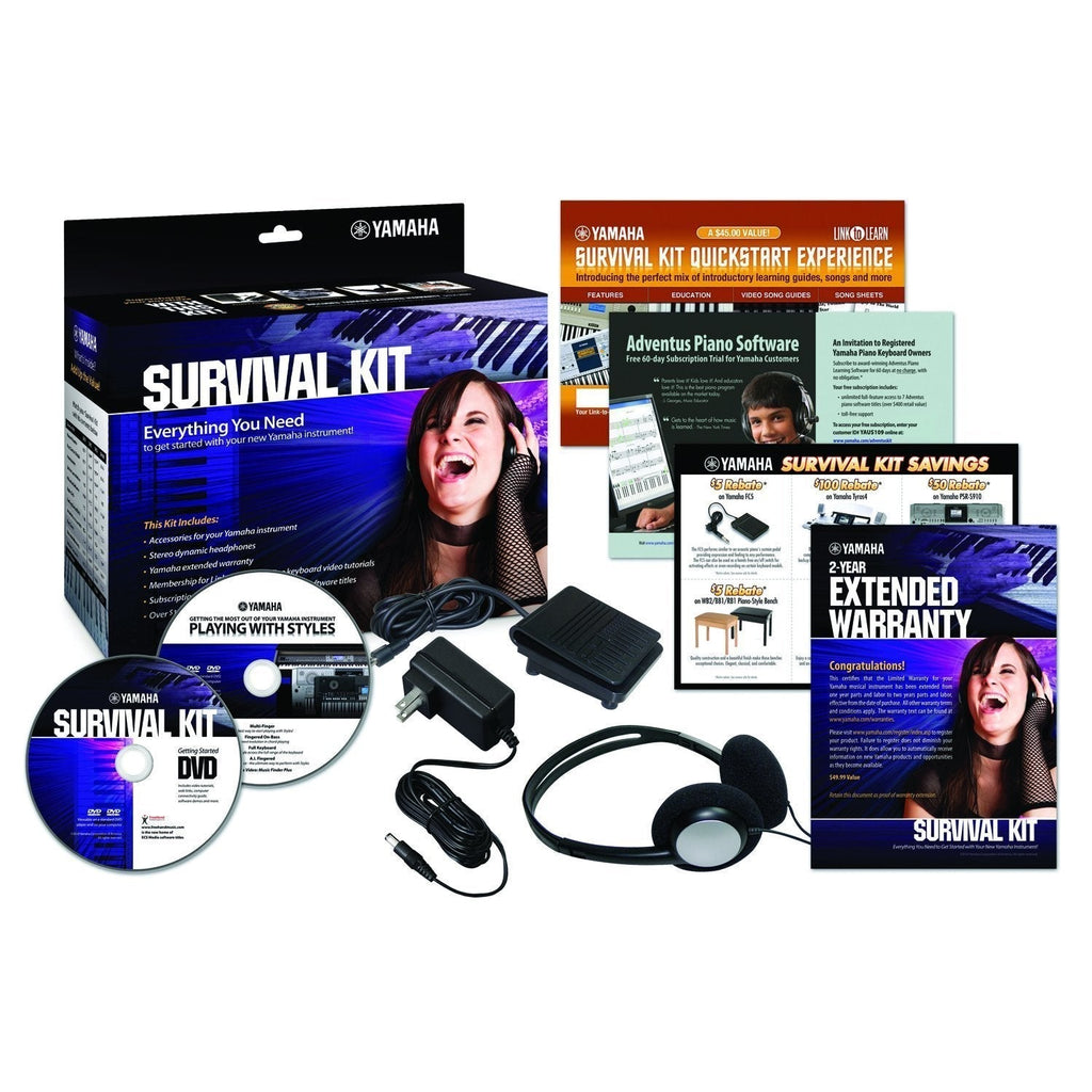 Yamaha SKD2 Survival Kit for Portable Yamaha Keyboards