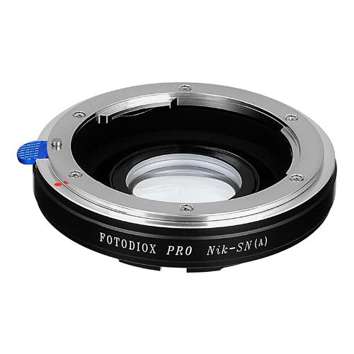 Fotodiox Lens Mount Adapter - Nikon Lens to Sony Alpha (aka Minolta AF A-type, Maxxum or Dynax) Camera, fits Sony A100, A200, A230, A290, A300, A330, A350, A380, A390, A450, A500, A550, A560, A580, A700, A850, A900, SLT-A35, A33, A37, A55, A57, A65, A77