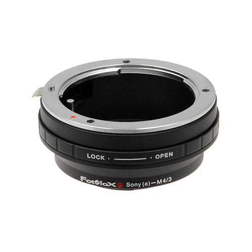 Fotodiox Lens Mount Adapter with Aperture Dial, Digital Sony Alpha, Minolta AF Lens to MFT Micro 4/3 Four Thirds System Camera Mount Adapter, for Olympus PEN E-PL1, E-PL1s, E-PL2, E-PL3, E-P2, E-P3, E-M, OM-D, E-M5, Panasonic Lumix DMC-G1, G2, G3, G10,...