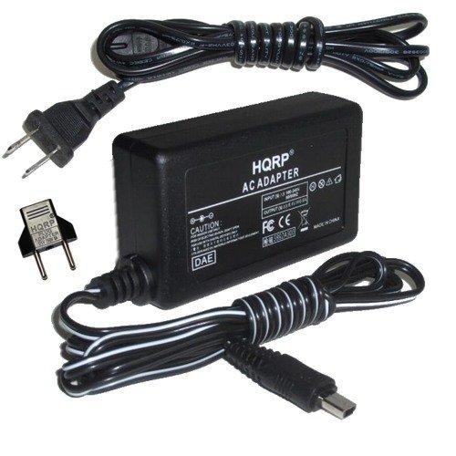 HQRP AC Power Adapter/Charger Compatible with Canon ZR850 ZR900 ZR930 ZR950 ZR960 CA-590, FS10, FS100, FS11, VIXIA HF R10, VIXIA HF R100, VIXIA HF R11, VIXIA HF R20 Camcorder Plus Euro Plug Adapter