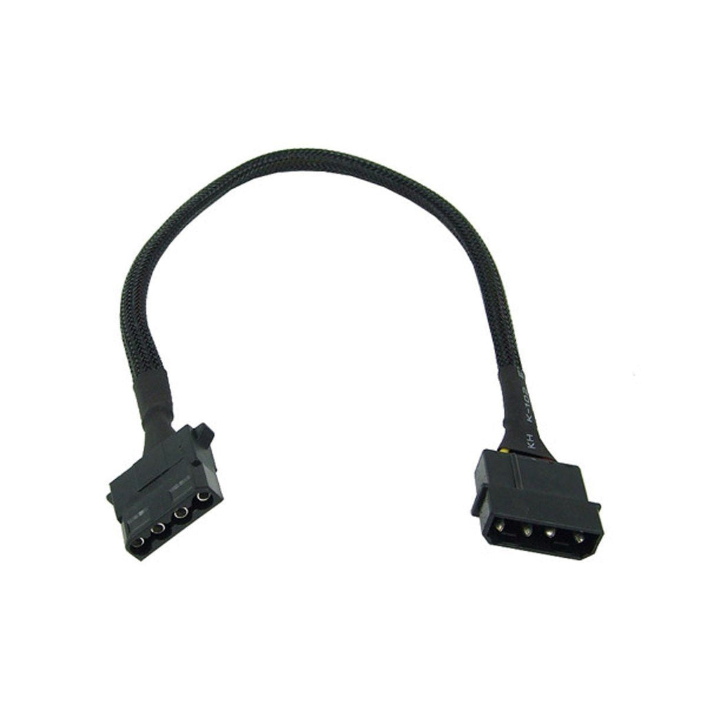 Phobya Extension Cable, 4-Pin Molex, 30cm, Sleeved, Black