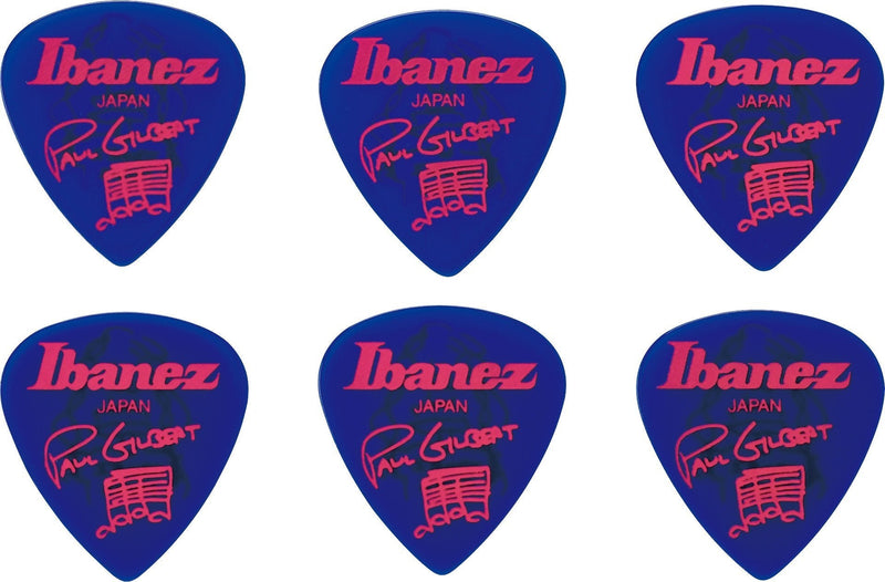 Ibanez B1000PG Paul Gilbert Signature Picks 6 Pack (B1000PGJB) Jewel Blue