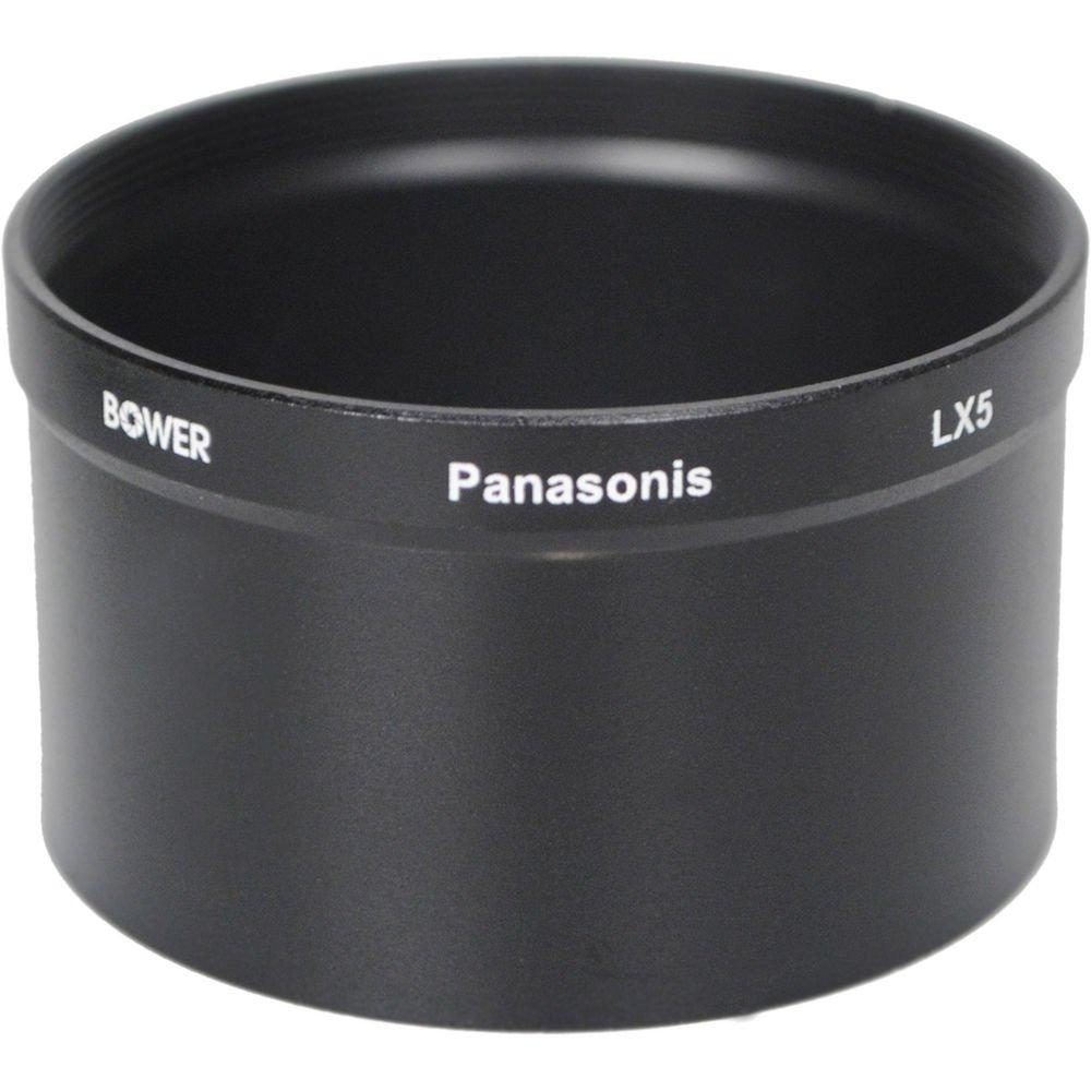 Bower AFZPLX5 Panasonic FZ-LX5 52 mm Adapter Tube (Black)