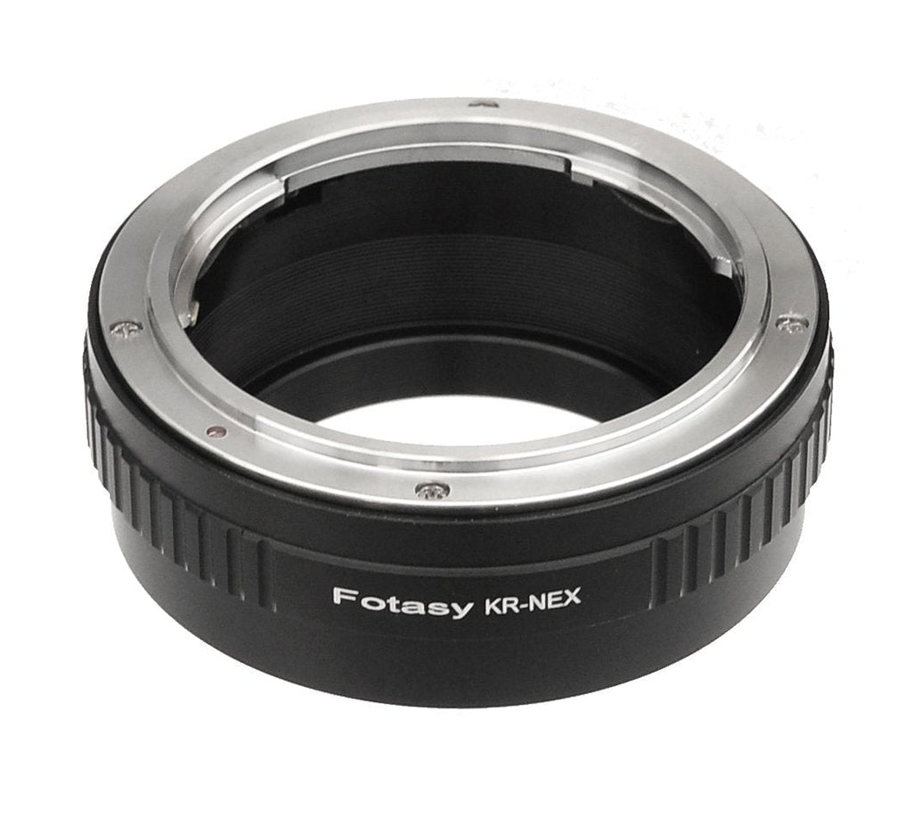 Fotasy NAKR Konica AR Lens to Sony E-Mount Adapter, AR to E-Mount Converter, Konica AR Adapter to E Mount, fits Sony NEX-5T NEX-6 NEX-7 a3000 a3500 a5000 a5100 a6000 a6100 a6300 a6400 a6400 a6500 a6600, Konica AR to E-Mount, Konica AR to E-Mount