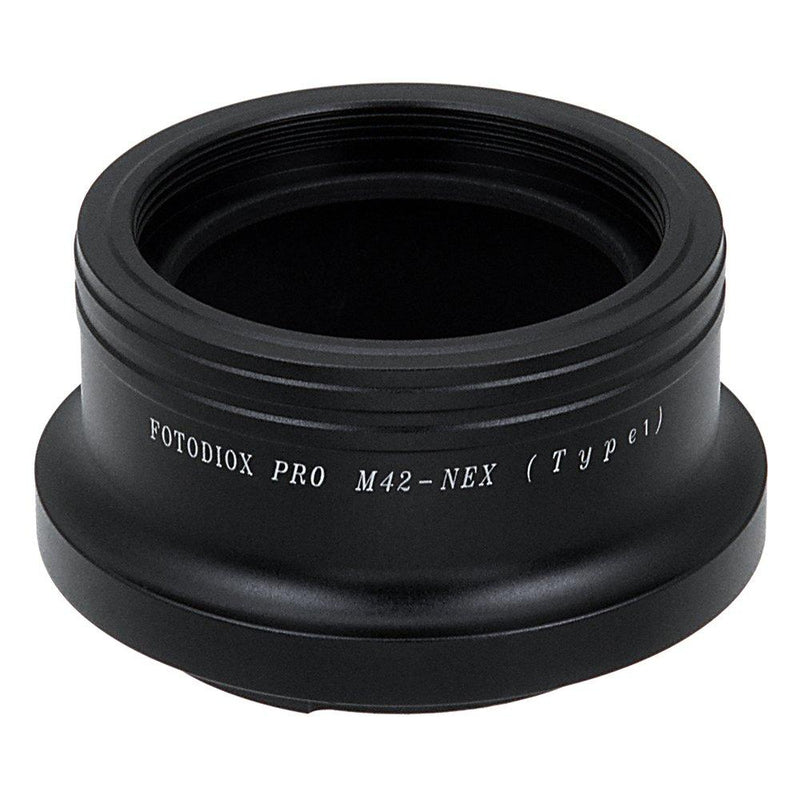 Fotodiox Pro Lens Mount Adapter, M42 Screw Mount Lenses (42mm x1 thread mount) to Sony E-Mount Mirrorless Camera Adapter - for Sony Alpha E-mount Camera Bodies (APS-C & Full Frame such as NEX-5, NEX-7, a7, a7II) M42 V2