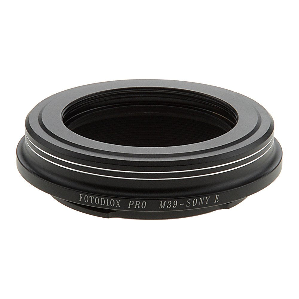 Fotodiox Pro Lens Mount Adapter, Leica M39 (39mm x1 thread mount) Lens to Sony Alpha NEX Camera, fits Sony NEX-3, NEX-5, NEX-5N, NEX-7, NEX-7N, NEX-C3, NEX-F3, Sony Camcorder NEX-VG10, VG20, FS-100, FS-700 Leica L39