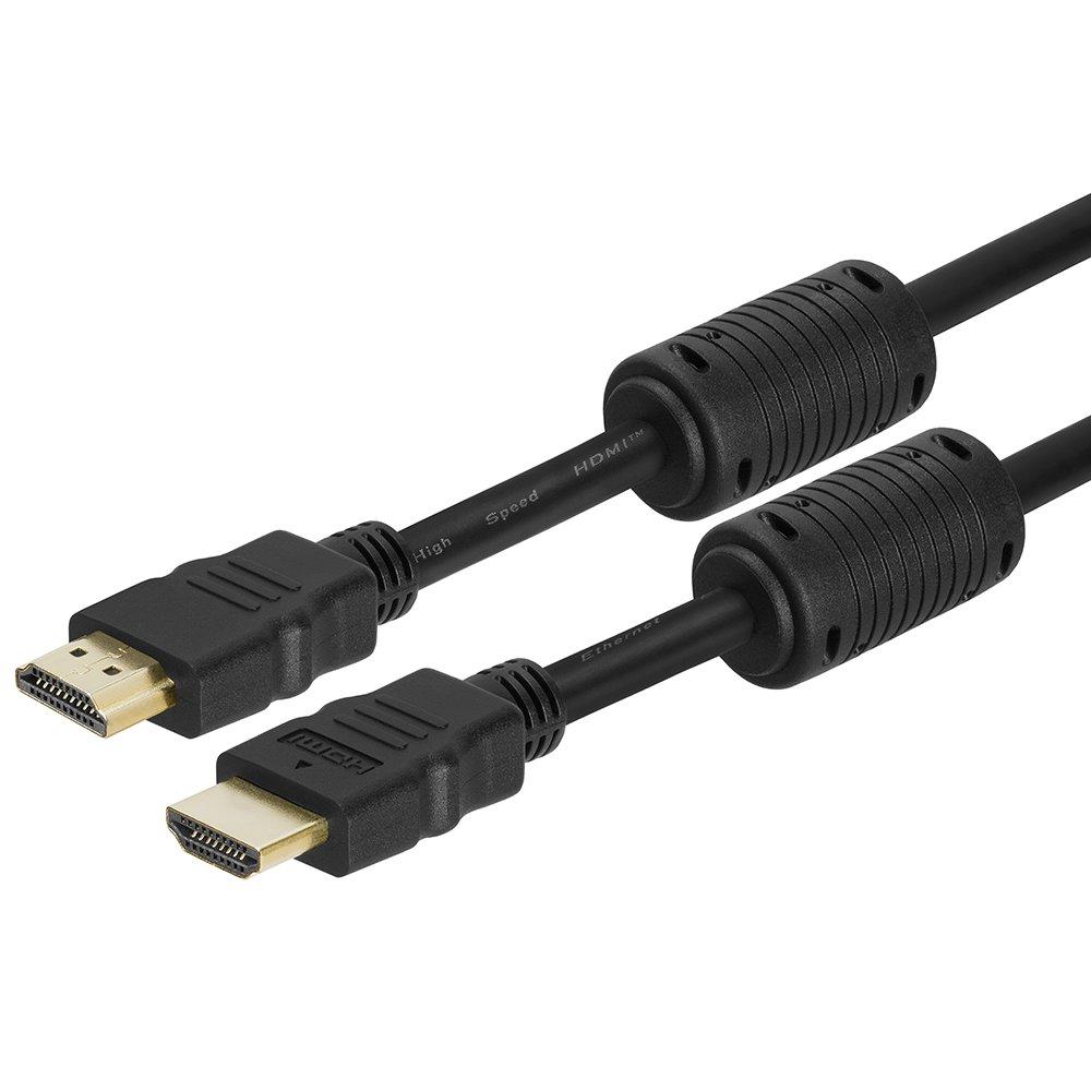Cmple - HDMI 1.3 Cable Category 2 Certified (Gold Plated) - 3ft Black
