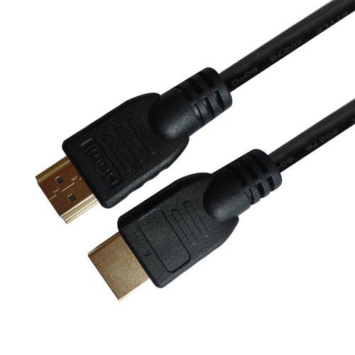 RND High Speed CERTIFIED HDMI Cable (5 feet/Gold-Plated) Black/Gold