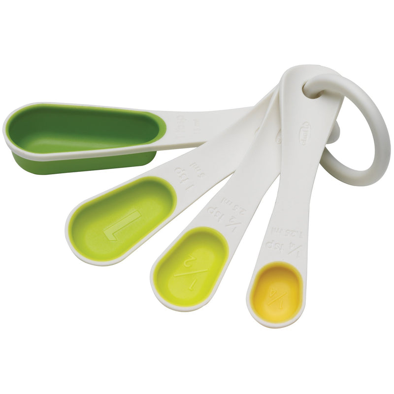 Chef'n SleekStor Measuring Spoons (Green Tonal) Tonalcolorset