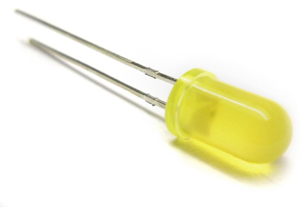 microtivity IL021 5mm Diffused Yellow LED (Pack of 25)