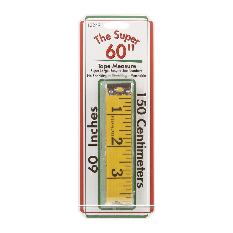 Sullivans Super 60", Yellow Tape Measure