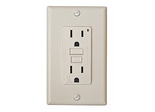 Diamond Group VGF15W-WHITE White 15 Amp Grd Receptacle Fault with Power Light