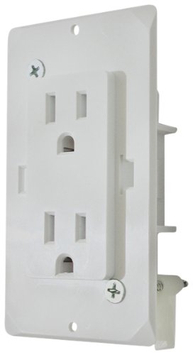 Diamond Group 313.1337 (WDR15WT White Speed Box Receptacle with Cover