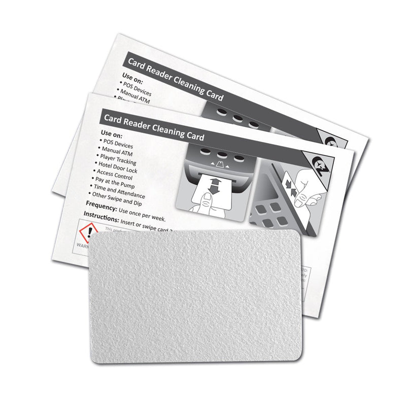 Waffletechnology 2K2-H80B50 Card Reader Cleaning Cards - Flat Cards (50) 50 Cards