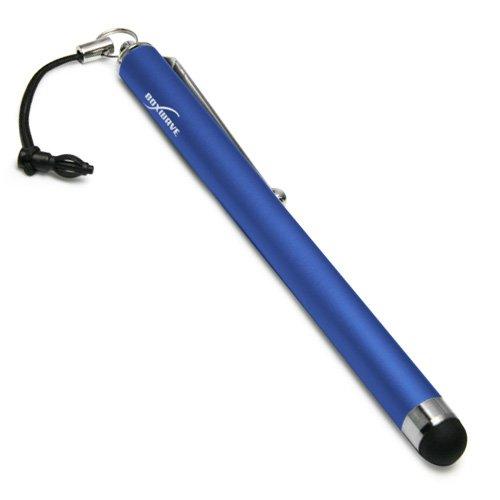 Stylus Pen for iPad 2 (Stylus Pen by BoxWave) - Capacitive Stylus, Rubber Tip Capacitive Stylus Pen for iPad 2, Apple iPad 2 - Lunar Blue