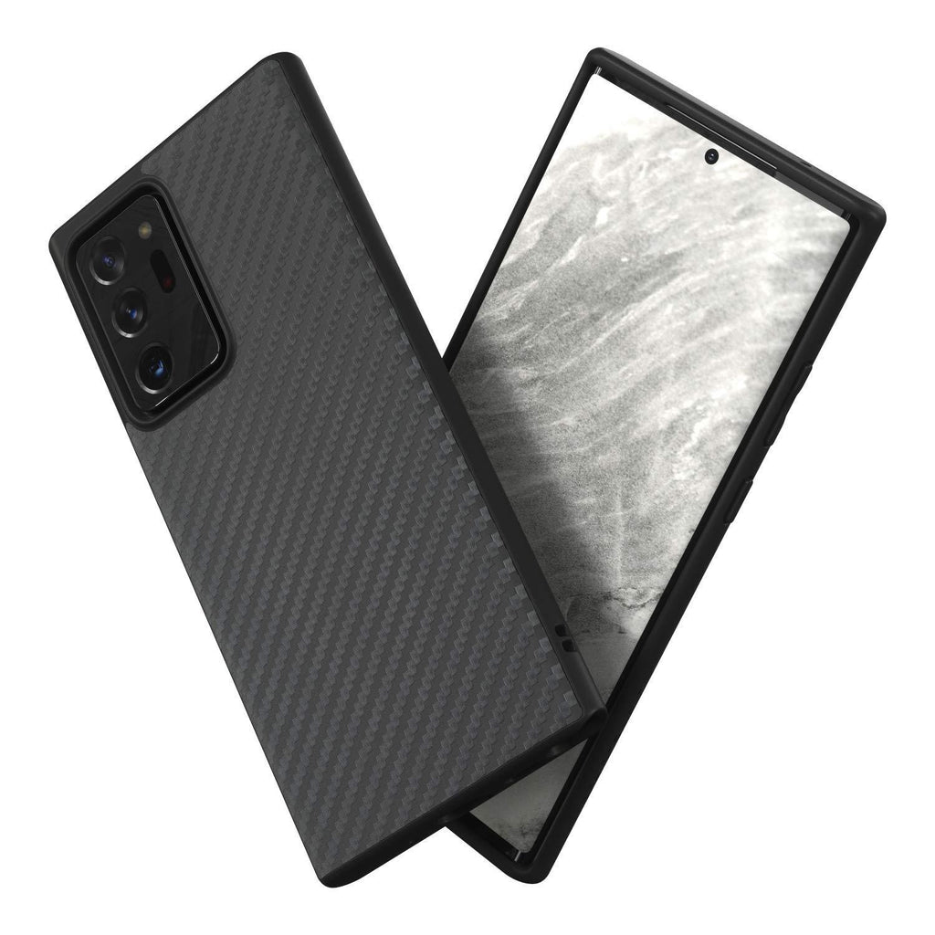 RhinoShield Case compatible with Samsung [Galaxy Note 20 Ultra] | SolidSuit - Shock Absorbent Slim Design Protective Cover with Premium Matte Finish [3.5M / 11ft Drop Protection]- Carbon Fiber Texture