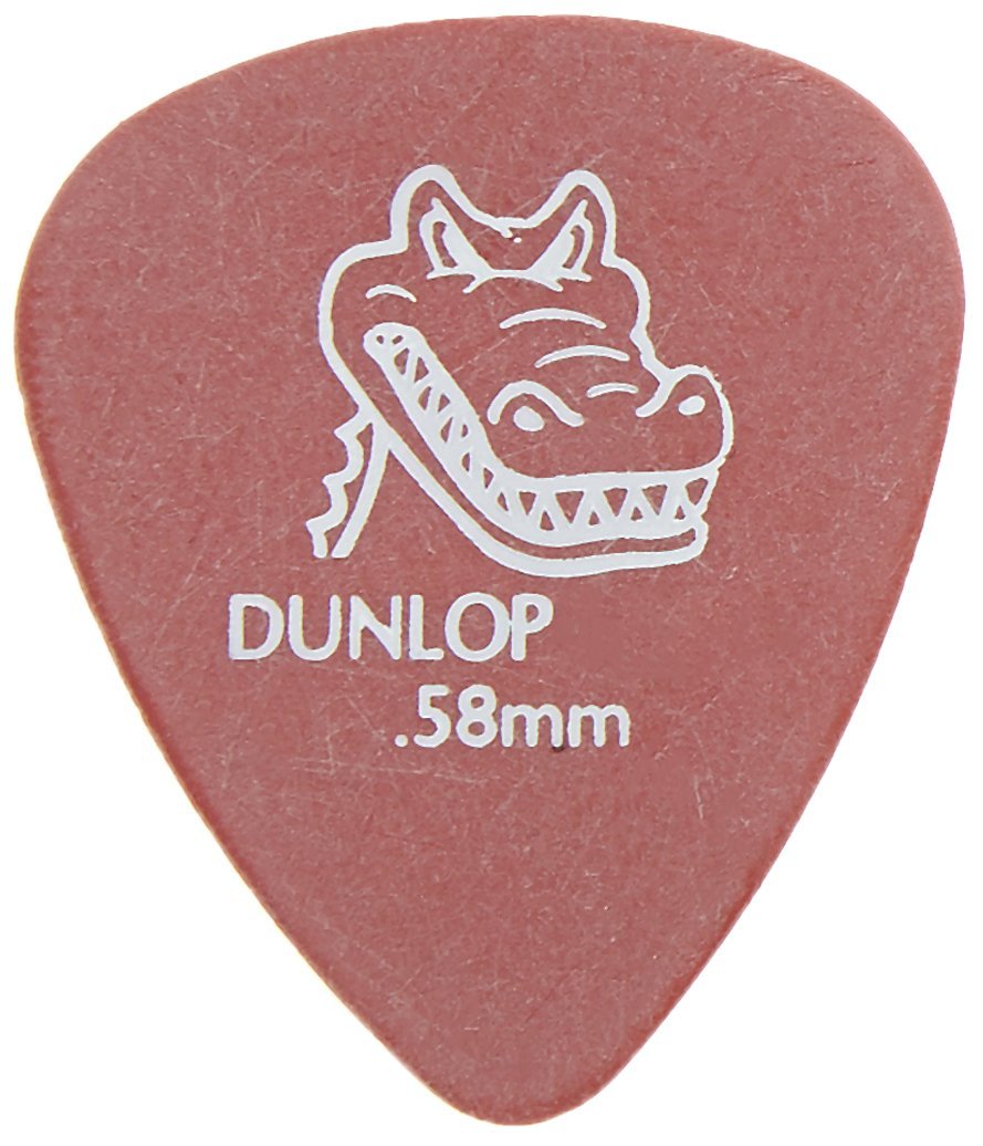 Dunlop 417P.58 Gator Grip, Red, .58mm, 12/Player's Pack