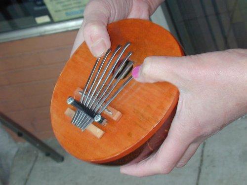 Coconut Gourd Kalimba Thumb Piano 7 Tuneable Note