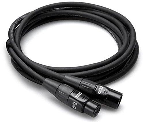 [AUSTRALIA] - Hosa HMIC-010 Pro Microphone Cable, REAN XLR3F to XLR3M Connectors, 10 feet Cable Length, Silver-plated REAN Connectors, 20 AWG x 2 Oxygen-Free Copper (OFC) Conductors, 90% OFC Braided Shield 