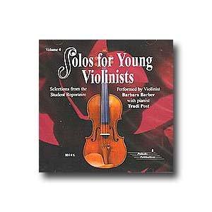 Solos for Young Violinists, Volume 4 CD by Barbara Barber and Trudi Post
