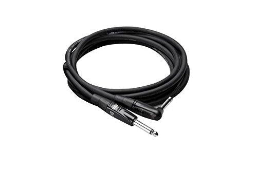 [AUSTRALIA] - Hosa HGTR-005R REAN Straight to Right Angle Pro Guitar Cable, 5 Feet HGTR-005R 5 ft 