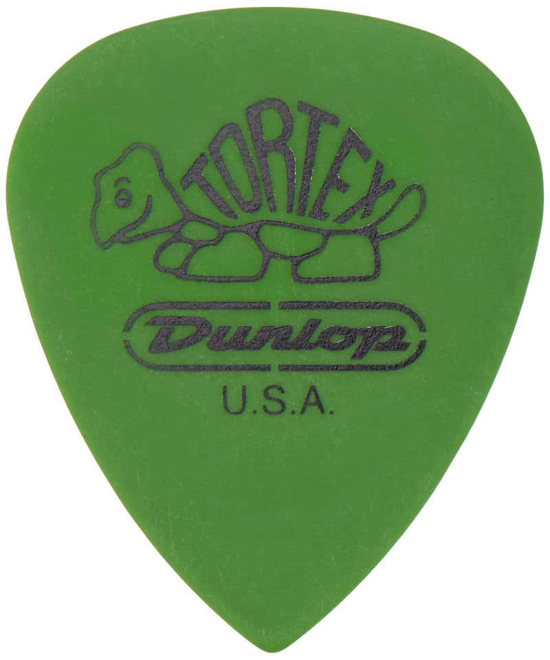 Dunlop 462P.88 Tortex TIII, Green, .88mm, 12/Player's Pack 12 Pack