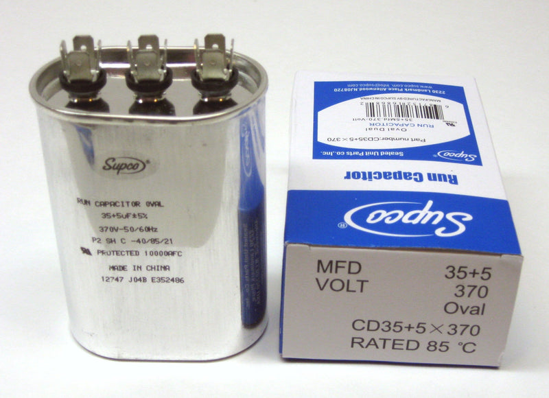 CD35+5X370-OVAL Dual Run Capacitor