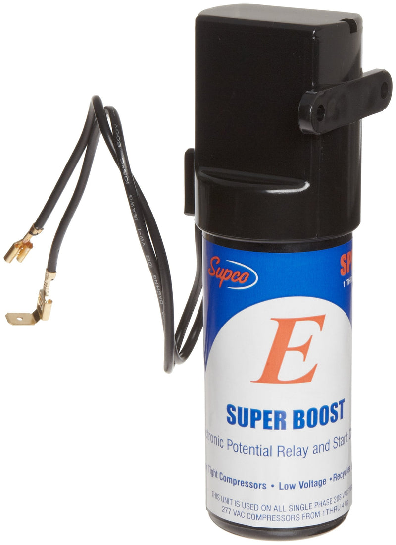 [AUSTRALIA] - Supco SPP7E E Series Electronic Potential Relay Style Hard Start Kit, 1 - 4 Horsepower Range, 130-156F Capacitor Size 1 - 4 Horsepower Range, 130-156μF Capacitor Size 