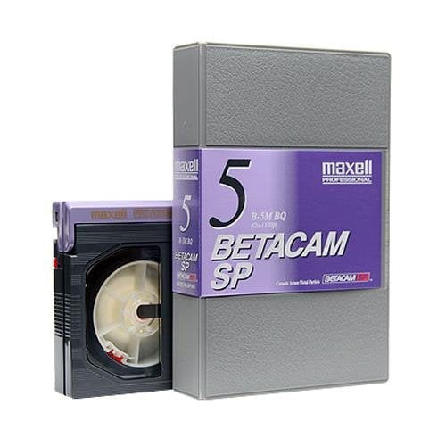 Maxell B-5MSP Betacam SP Video Tape, 5 Minute, Small
